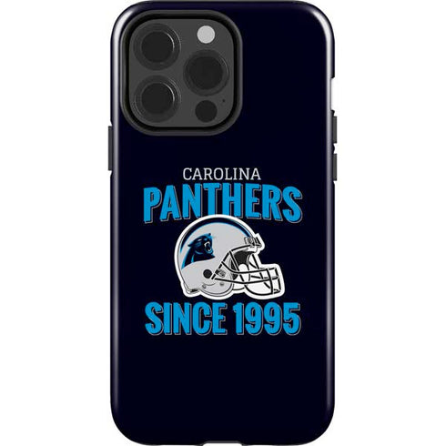 NFL Carolina Panthers Helmet iPhone 15 Pro Impact Case